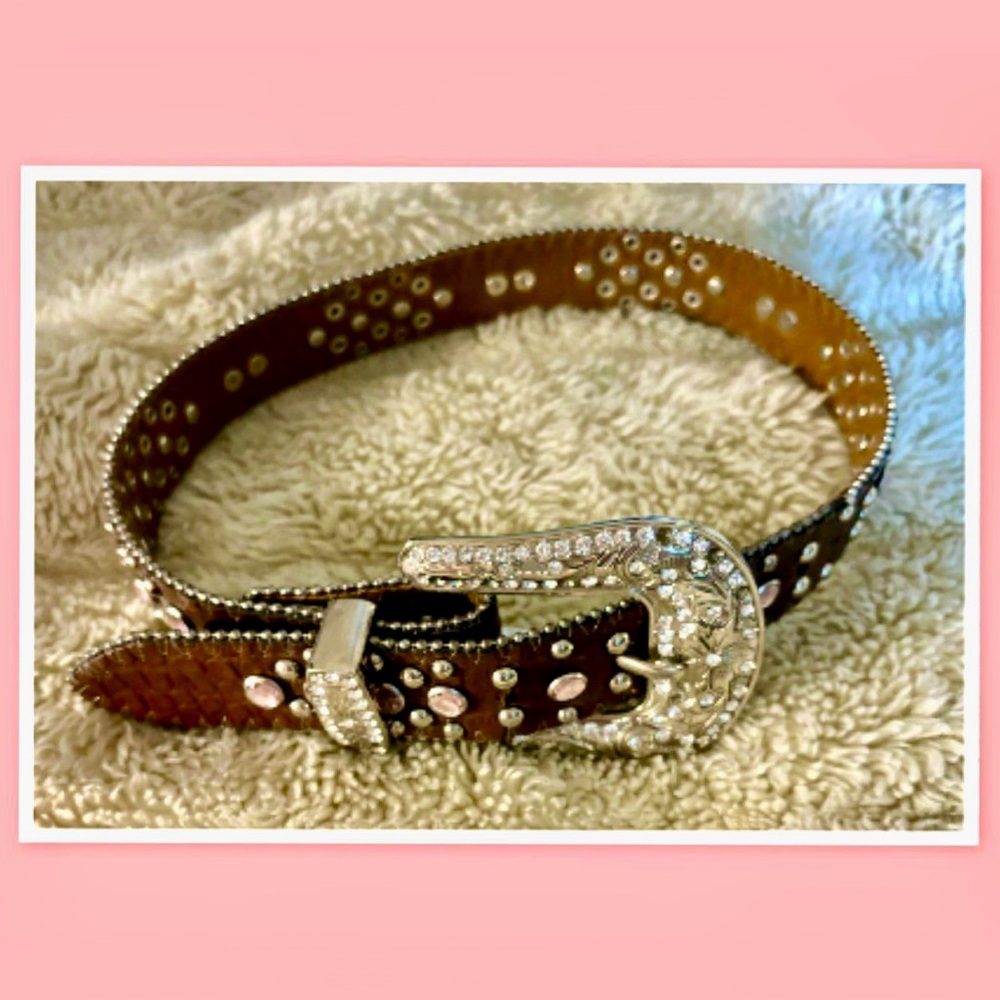 Child’s Western Studded Leather Belt